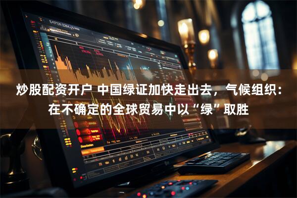 炒股配资开户 中国绿证加快走出去，气候组织：在不确定的全球贸易中以“绿”取胜